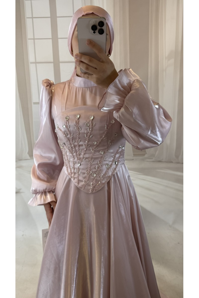 KORSELİ DÜZ PRENSES MODEL