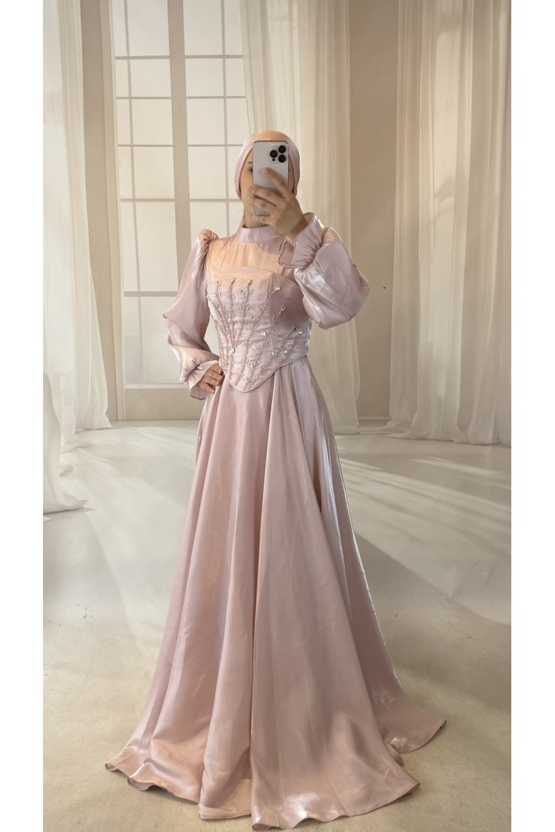KORSELİ DÜZ PRENSES MODEL