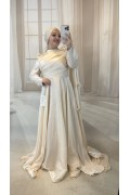 EKRU DÜZ PRENSES MODEL