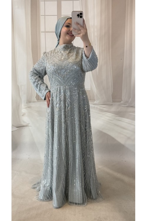 54 BDN KİLOŞ MODEL MAVİ ABİYE