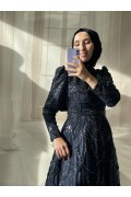 42 BDN TARLATANLI TAŞ İŞLEMELİ PRENSES MODEL
