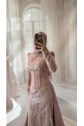 40 BDN PEMBE PELERİN KORSELİ ABİYE