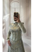 40 BDN MİNT PELERİNLİ KORSELİ MODEL