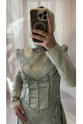 40 BDN MİNT PELERİNLİ KORSELİ MODEL