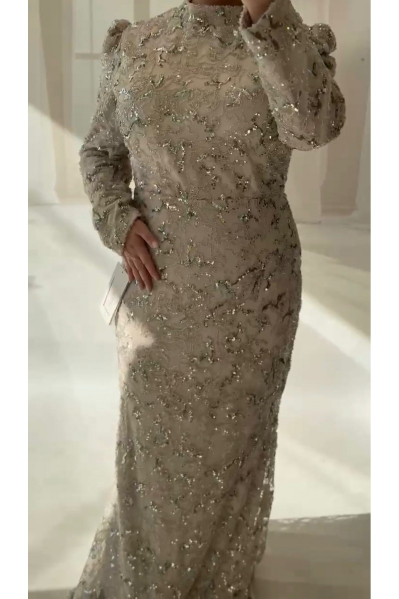 40 BDN BALIK MODEL KREM ABİYE