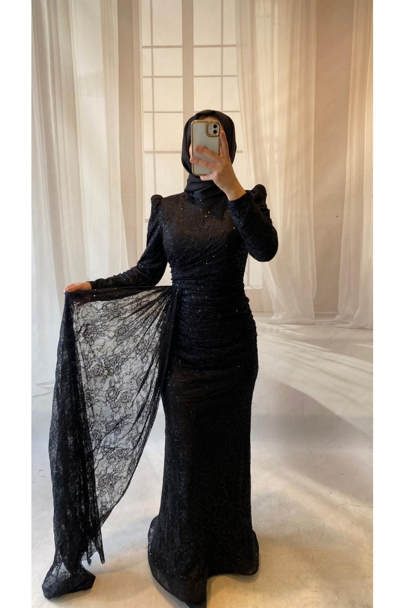 SİYAH DANTEL MODEL