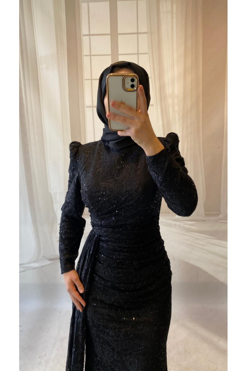 SİYAH DANTEL MODEL